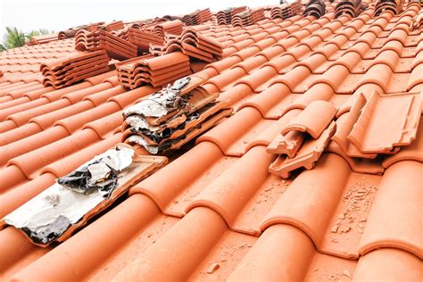 Roof restoration .